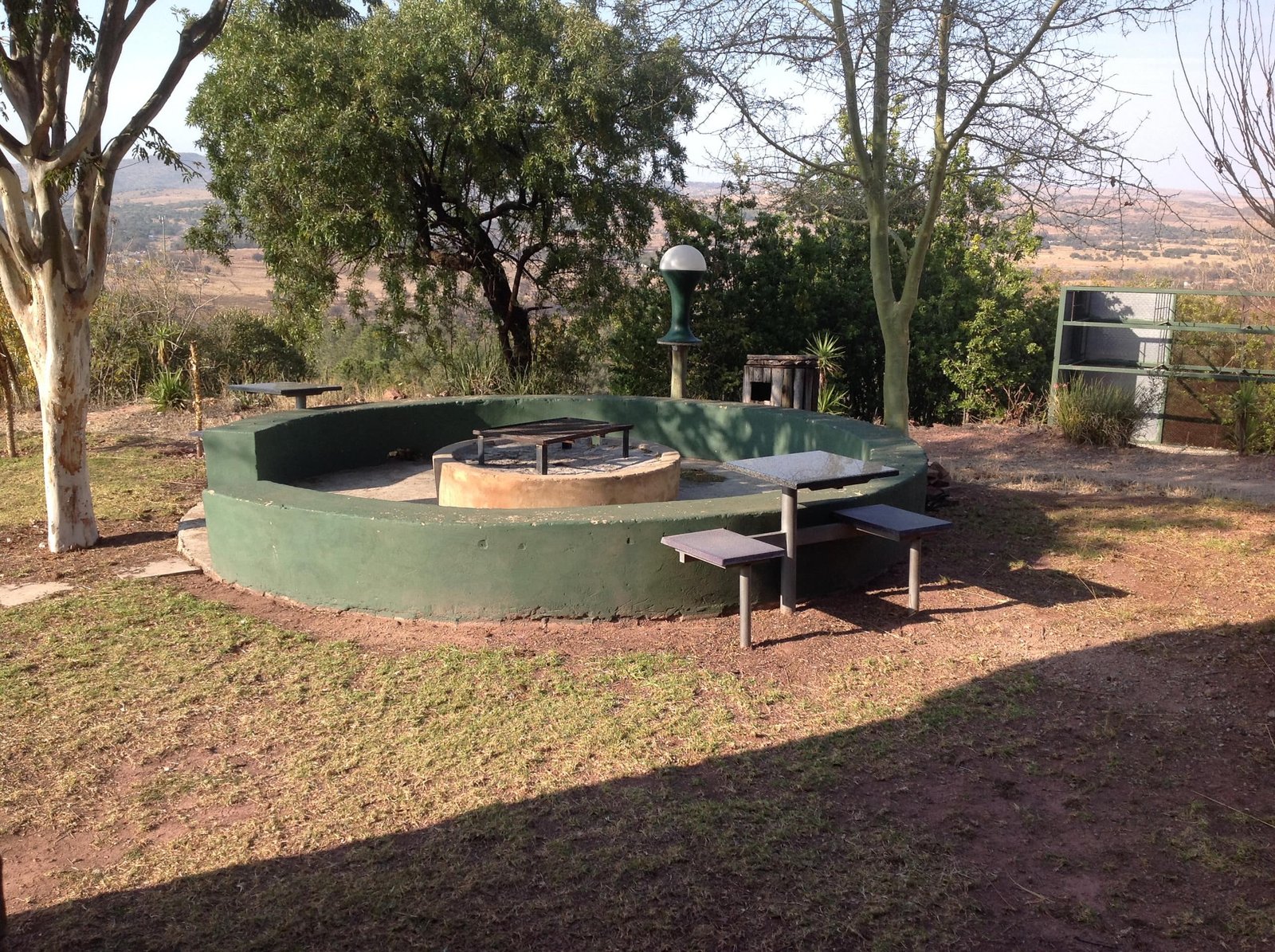 Boma fire pit with braai